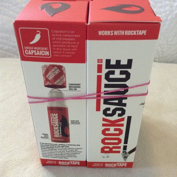 NWOT 4 Rock Sauce Fiery Hot Athletic Relief; Muscle Tension, Exercise Pain, - Picture 2 of 3